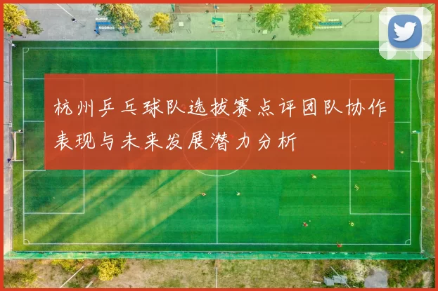 杭州乒乓球队选拔赛点评团队协作表现与未来发展潜力分析