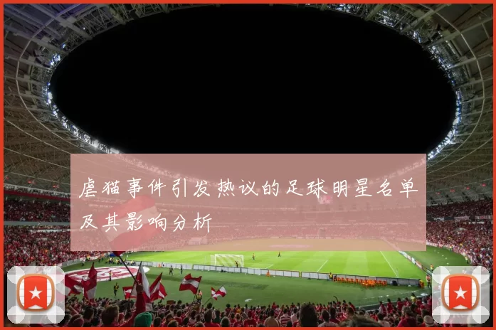虐猫事件引发热议的足球明星名单及其影响分析
