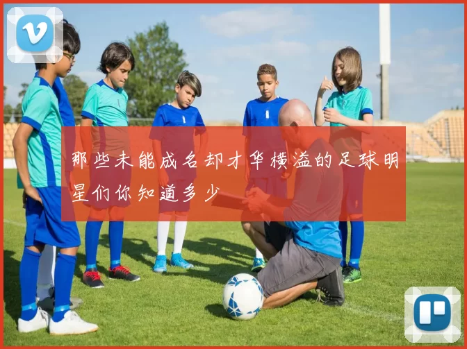 那些未能成名却才华横溢的足球明星们你知道多少
